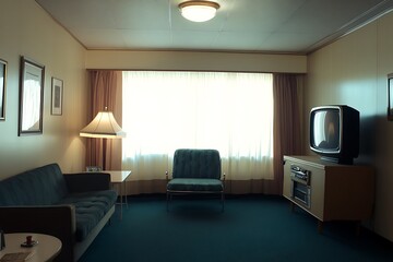 Retro Living Room Interior Design