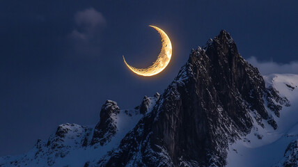 moon over the mountains © Fida