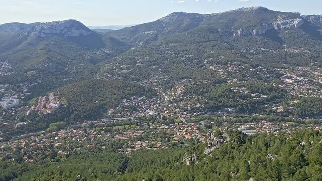 Toulon - View from Mount Faron, France