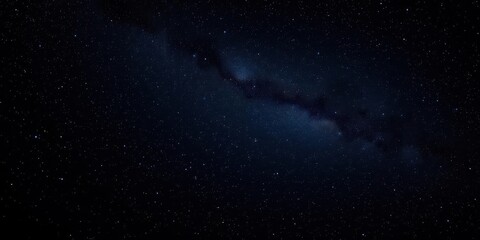 Fototapeta premium Night sky filled with sparkling stars against a black background, beautiful, peaceful
