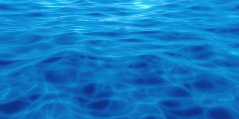 Obraz premium Rippling deep blue sea with gentle waves, underwater, backdrop
