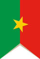 National flag of Burkina Faso