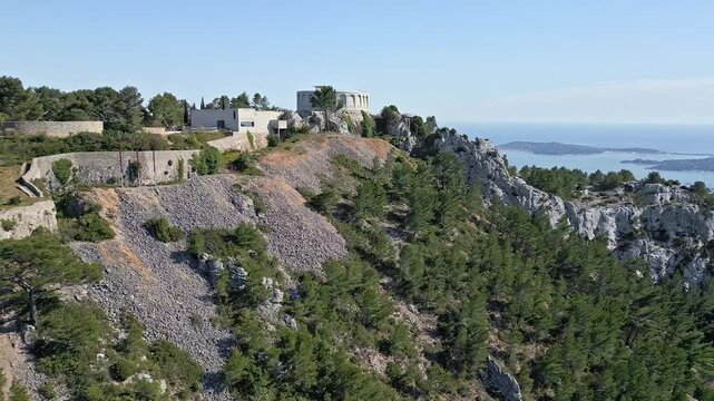 Toulon - View from Mount Faron, France