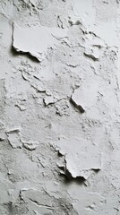 Obraz premium White Cracked Wall Texture