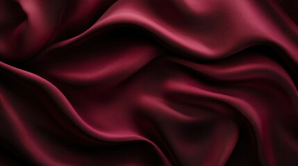 Fototapeta premium Burgundy Silk Drape: Elegant Texture Background