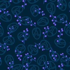 Easter seamless pattern with eggs for wallpaper and fabrics and textiles