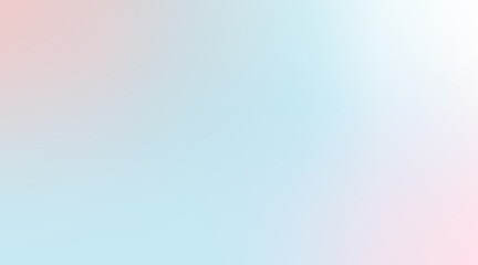 Abstract elegant gradient background in pastel colors. Pastel summer hues in a soft vector design. Blue, pink colors with a light, minimal feel. Trendy wallpaper, Vector