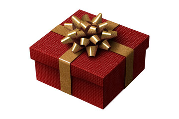 Obraz premium gift box isolated on white