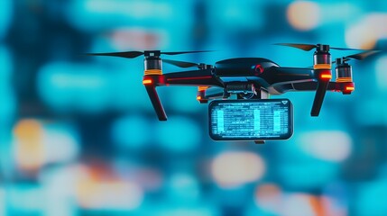 Drone with Digital Screen