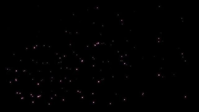 background with stars vibes motion graphics clip template with colorful lights animation. HD resolution with hyper realistic 4K black Background.