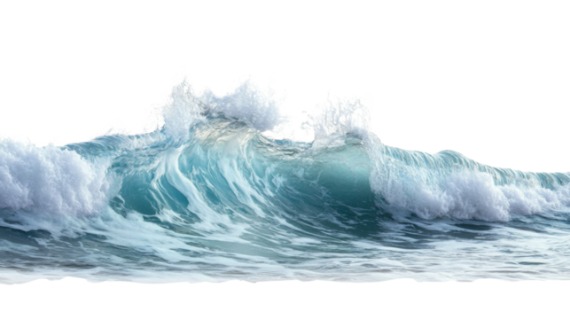 Ocean wave transparent background