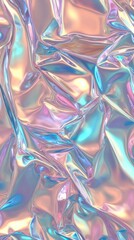 Fototapeta premium Holographic Iridescent Shimmering Texture - Abstract Background