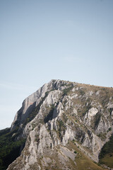 tunning Autumn Scenery of Torocko Rimetea, Transylvania: Forested Mountains and Village