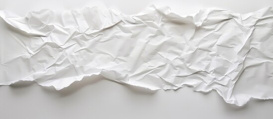 Obraz premium Abstract High Key Photography of a White Paper on a Bright Surface