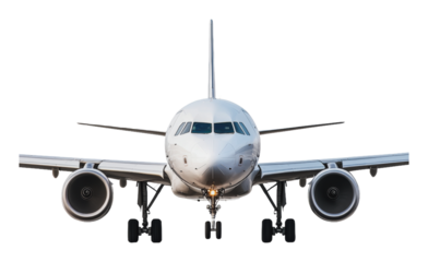 PNG Airplane on runway ready for takeoff at sunrise