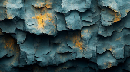 A layered slate texture, with subtle cracks and ridges, showing variations of dark gray to deep green tones, creating a refined and timeless appearance