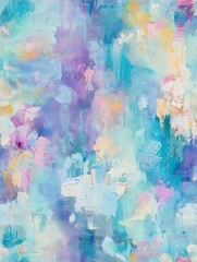Fototapeta premium Abstract painting background showing colorful brushstrokes and textures