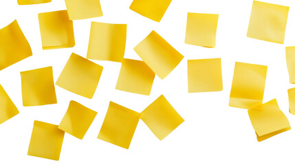 Yellow post-it note transparent background
