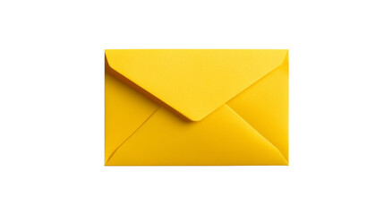 Yellow envelope transparent background