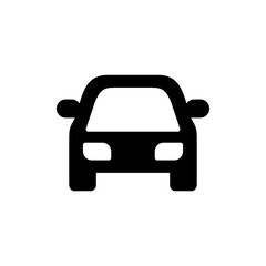 Car icon vector. car sign and symbol. small sedan
