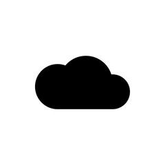 Cloud icon vector. cloud sign and symbol