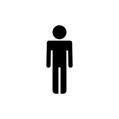 Man icon vector. male sign and symbol. human symbol