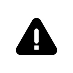 Exclamation danger icon vector. attention sign and symbol. attention sign