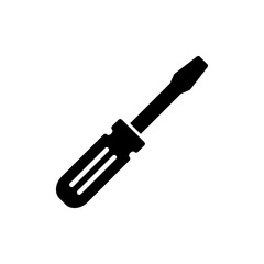 Screwdriver icon vector.tools sign and symbol