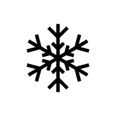 Snow icon vector. snowflake sign and symbol