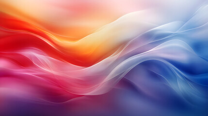 Fototapeta premium Abstract Colorful Gradient Waves - Vibrant Flowing Design Background