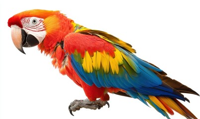 Obraz premium PNG Macaw animal parrot bird.