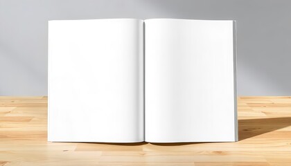 Creative writing session home office blank notebook minimalist setup casual atmosphere inspiration and ideas generation