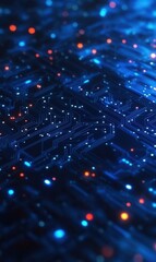 Obraz premium Ultra futurist tech abstract background.