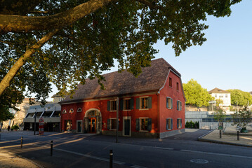 Schweiz - Rheinfelden - Denkmal Rotes Haus