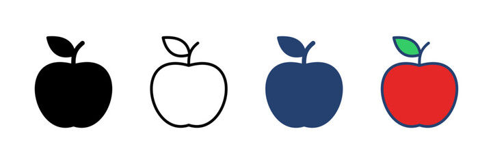 Apple icon vector. Apple vector icon. apple symbols for your web design.