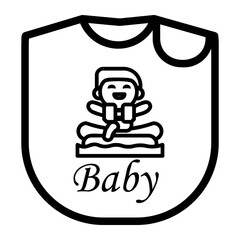 baby Line Icon