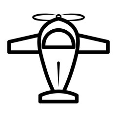 aeroplane Line Icon