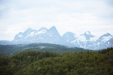Fototapeta premium landscape in the mountains