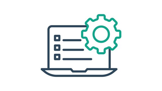 Action plan animated icon. suitable for user interface, provide visual feedback, etc. animated icon related to business