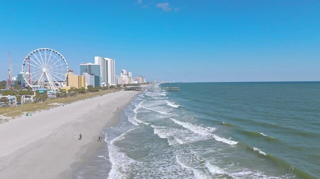 Myrtle Beach South Carolina - aerial view drone photography