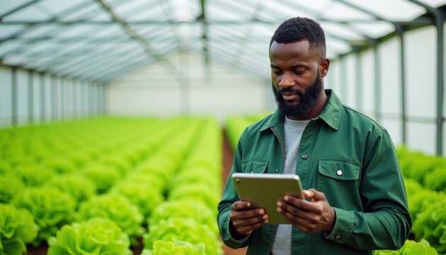 Modern Farming Practices in a Greenhouse