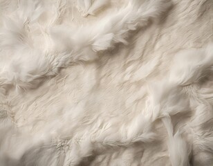 Obraz premium White fur texture that is very soft and soft, white background
