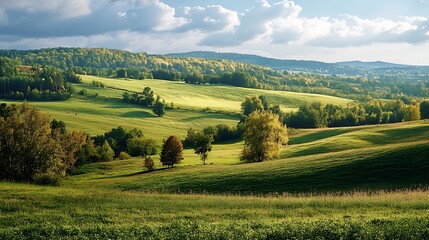 Obraz premium Rolling Hills Landscape