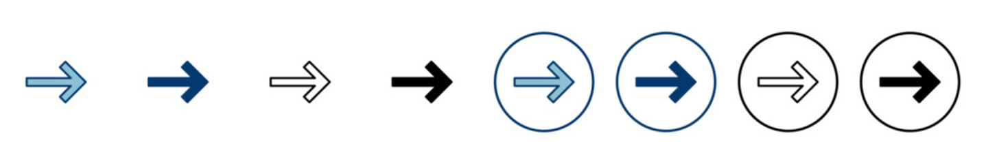 Arrow icon vector isolated on white background. Arrow symbol. Arrow vector icon