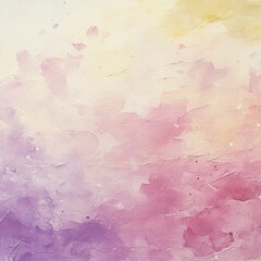 Fototapeta premium Abstract watercolor background, soft pink, yellow hues.