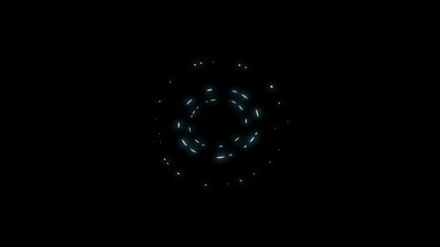 background with particles vibes motion graphics clip template with colorful lights animation. HD resolution with hyper realistic 4K black Background.