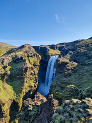 Iceland waterfall