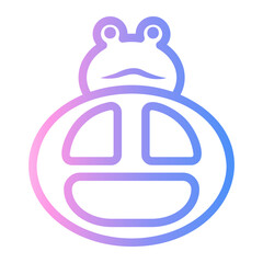 Obraz premium baby Line Gradient Icon