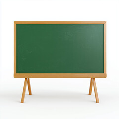 School Board Isolated on White Background