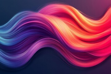 Vibrant Waves: A Fluid Burst of Colorful Motion